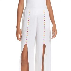 All Things Mochi Gaho Embroidered Split Leg Pant
